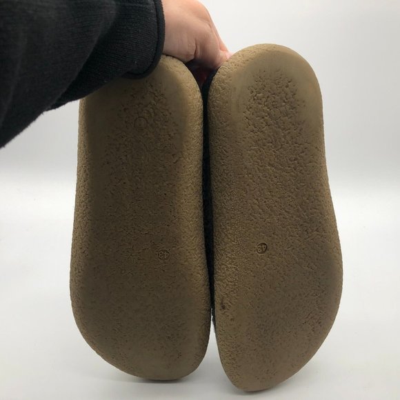 Haflinger Gray Wool and Black Clogs Slippers Men Sz 43 EU/10 US - Picture 10 of 10